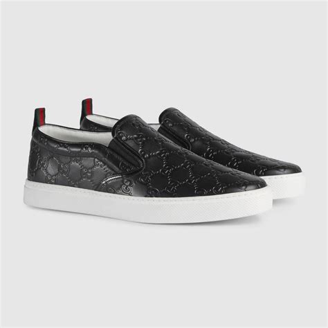 black gucci slip on sneakers|discount Gucci sneakers for men.